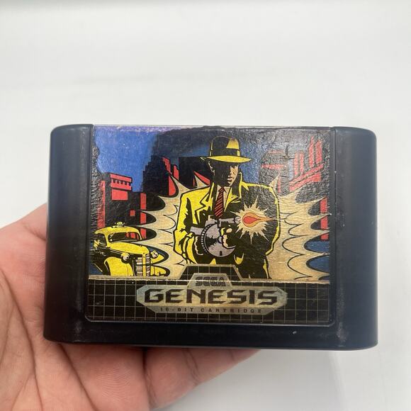 Dick Tracy (Sega Genesis, 1990) Cartridge Only Authentic Tested